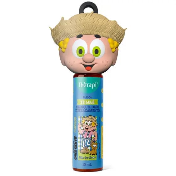ROLL-ON KIDS OLEOS ESSENCIAIS ZÉ LELÉ TRANQUILIDADE E RELAXAMENTO TRANQUILITO TURMA CHICO BENTO THERAPI 10ML