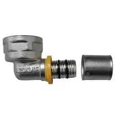 COTOVELO C ROSCA FEMEA JOELHO PEX 90º GAS 1/2 X 16MM ASTRA
