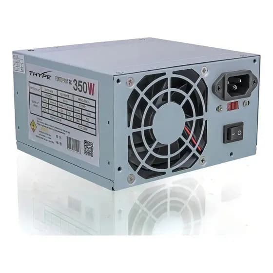 Fonte De Alimentação 350w Thype Th-526 Atx Certificação 80 Plus Prata