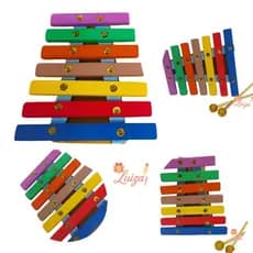 Xilofone infantil , instrumento musical infantil, brinquedo musical, brinquedo pedagógico de madeira