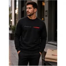 Moletom Masculino Blusa De Frio Feminino Moletom Casual Moletom Sem Capuz Blusa Gola Careca Moletom Unissex