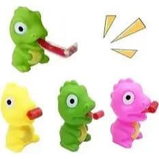 Animal de Vinil Sortido com Som + Língua DP Play • Brinquedo Divertido Infantil