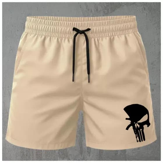 Shorts barato Bermuda Masculino DryFit Preto Estampado Musculação Caminhada