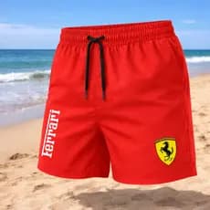 Short Bermuda Mauricinho Antiodor Esportiva Ferrari  Academia Basquete Corrida Tactel