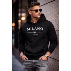 Moletom Masculino Unisex Flanelado Gola Redonda Blusa De Frio Algodao