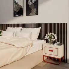 Kit 30 Peças Cabeceira Painel Ripado MDF Para Cama Box Casal Queen King Vários Modelos - Envio 24hrs