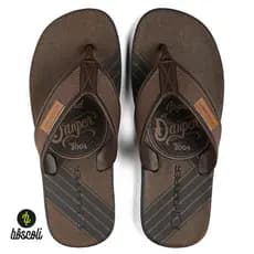 Chinelo Masculino Sandália Couro Sintético Original Danper Casual Confortável Estiloso + Nota Fiscal