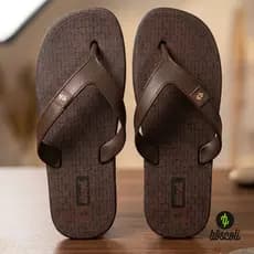 Chinelo Sandália de dedo Adulto Masculino Original Café Barcelona