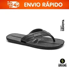 Chinelo de dedo Masculino Adulto Genova Preto