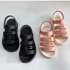 Sandália Infantil Papete Menina Confortável Cristal Verão