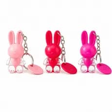 Lip Gloss Hello Mini Coelho 3 Cores | Brilho Intenso Hidratante | Gloss Labial Fofo Maquiagem