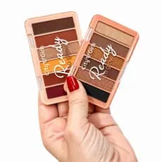 Paleta de Sombras City Girls Ready To Glow 6 Cores | Alta Pigmentação | Matte e Glitter | Longa Duração