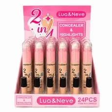 Corretivo e Iluminador 2 em 1 Lua&Neve | Alta Cobertura | 6 Cores Disponíveis | Maquiagem Facial