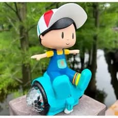 Boneco Dançarino Radical no Hoverboard com Luzes LED e Som – Brinquedo Musical Interativo oferta