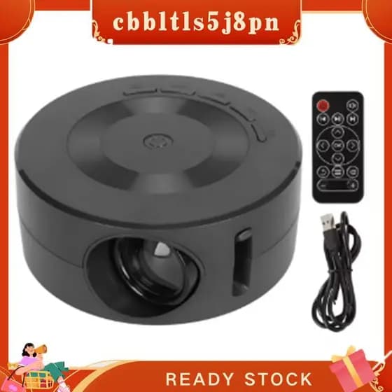 Prosperityuscbbltls5j8pn Mini Projetor LED 1080p Alto-Falante Embutido Doméstico Pequeno Portátil Com Função De Mesma Te