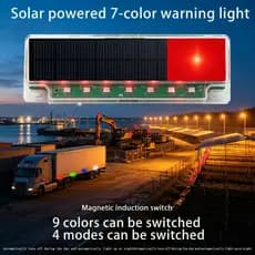 Luz Piscante Ultrafina À Prova D'água Totalmente Selada Marinha Placa De Remo De Advertência De Caminhão Colorida 9 Core