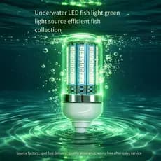 2026 Novo Modelo 12V Dedicado Ao Ar Livre À Prova D'água LED Luz De Atração De Peixes Com Lâmpada Subaquática Rápida Par