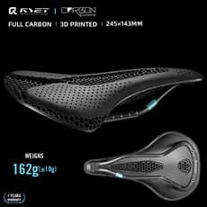 Estoque Pronto ! RYET 162g Ultraleve Full Carbon 3D Impresso Selim De Bicicleta 245x143mm T800 Shell 7x9mm Trilho Oval P