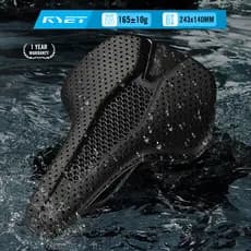 RYET Sela De Carbono Impressa Em 3D Ultraleve 165g 243x140mm Corte Ergonômico 7x9mm Trilho Design De Super Fluxo Para Es