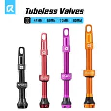 Estoque Pronto ! Válvulas Presta Sem Câmara De Ar RYET S1 44mm 60mm 70mm 80mm 7075 Alumínio CNC Núcleo Removível MTB Est