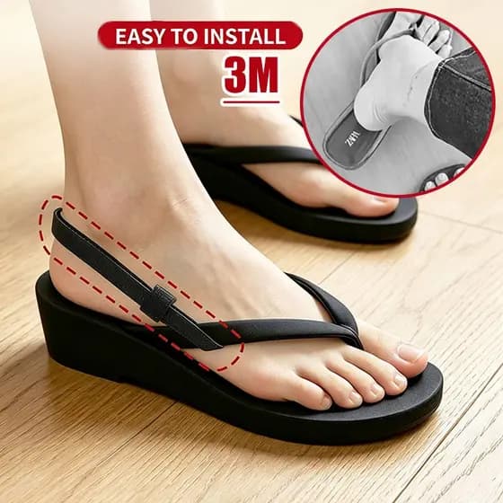 3M / DIY Chinelos Transformação Ferramenta útil - Chinelos de Velcro sem costura DIY Sandálias aprimoradas Tiras fixas -