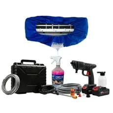 Kit Bolsa Coletora Para Ar-Condicionado Até 36 Mil Btu's + Lavadora + Bactericida