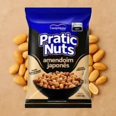 Amendoim Tipo Japonês Crocante Pratic Nuts 1,005KG