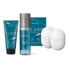Kit Presente Clash: Sabonete em Barra 2x80g + Creme Pré E Pós-Barba 150g + Body Spray 100ml