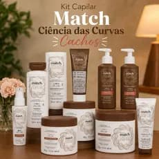 kit Match Ciência das Curvas Cachos Completo (10 itens)