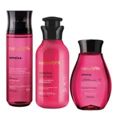 Kit Nativa Ameixa: Body Splash 200ml + Hidratante Desodorante Corporal 400ml + Óleo Corporal 200ml
