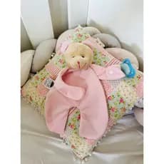 Naninha Amiguinho do Neném com porta chupeta em manta soft