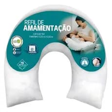 Refil Enchimento Para Almofada de Amamentação Fibra Siliconada Antialergico