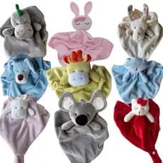 Naninha Plush com Porta Chupeta Antialérgico Vários Modelos