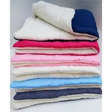 Coberdrom Edredom Bebê Infantil De Berço Com Sherpa Menina Menino 1,00 x 1,50