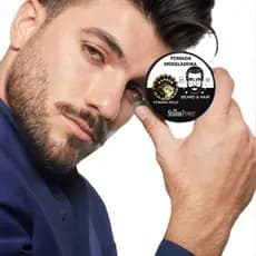 Pomada Modeladora Masculina Premiun Seu Cabelo Com Efeito Brilho Molhado Fixação Forte 100 Gramas
