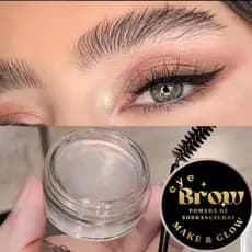Gel de Sobrancelha com Óleo de Rícino e Escovinha Prática Pasta de Sobrancelhas Seu Look Natural