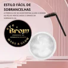 Gel de Sobrancelha com Óleo de Rícino + Escovinha para Brow Lamination Seu Look perfeito