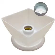 Plafon Rosqueado Lustre Com Soquete