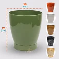 Vaso Marmorizado Pequeno Plantas e Flores Prato Rosqueável Flores Jardim Decorativo Sala