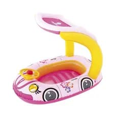 Carro inflável infantil de 3 a 6 anos Rosa Bestway