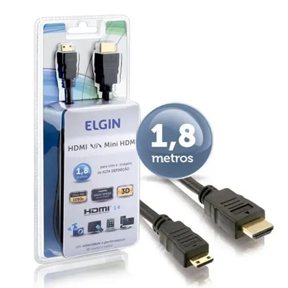 Cabo Hdmi - Mini Hdmi Elgin