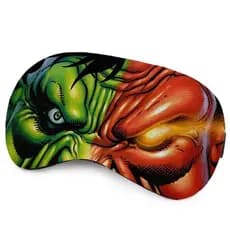 Máscara De Dormir 3d Hulk Ajustável Venda c/ Almofada em Gel