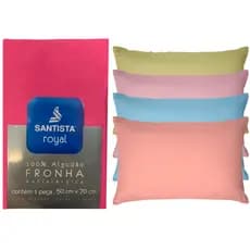 Fronha Travesseiro 100% Algodão Santista Royal ou Teka