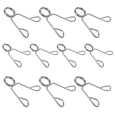 Kit com 10 Presilhas para Barras de Musculação (28.5mm)