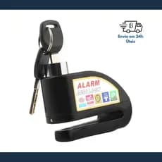 Cadeado Antifurto para Moto - Trava Disco com Alarme Universal