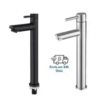 Torneira de Mesa Bica Alta para Banheiro e Cozinha - Design Sofisticado