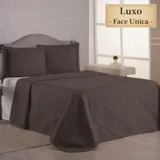 Cobre Leito Luxo Casal Padrão 3 Peças Diversas Cores