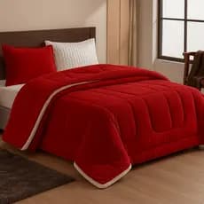 Coberdrom Queen Pele de Carneiro Dupla Face Sherpa Macio Luxo Premium