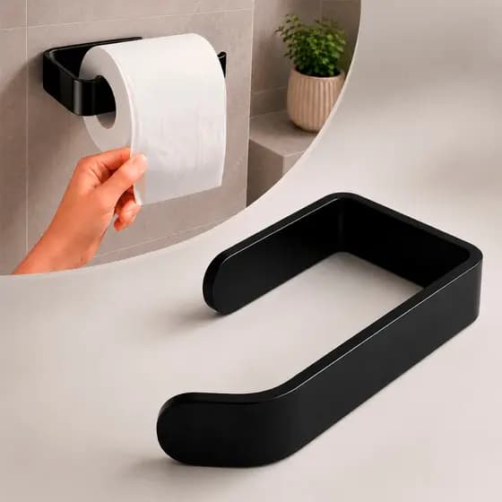 Suporte Papel Higiênico Banheiro Lavabo Porta Papel Caixa Acoplada