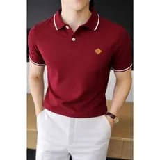 Blusa Polo Masculina Manga Curta Basica Casual Algodão 6 Cores – Tecido Premium